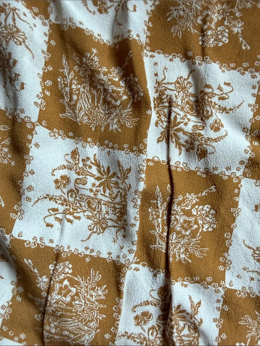 Women’s  Relaxed Printed Lounge Pants - Tan & White